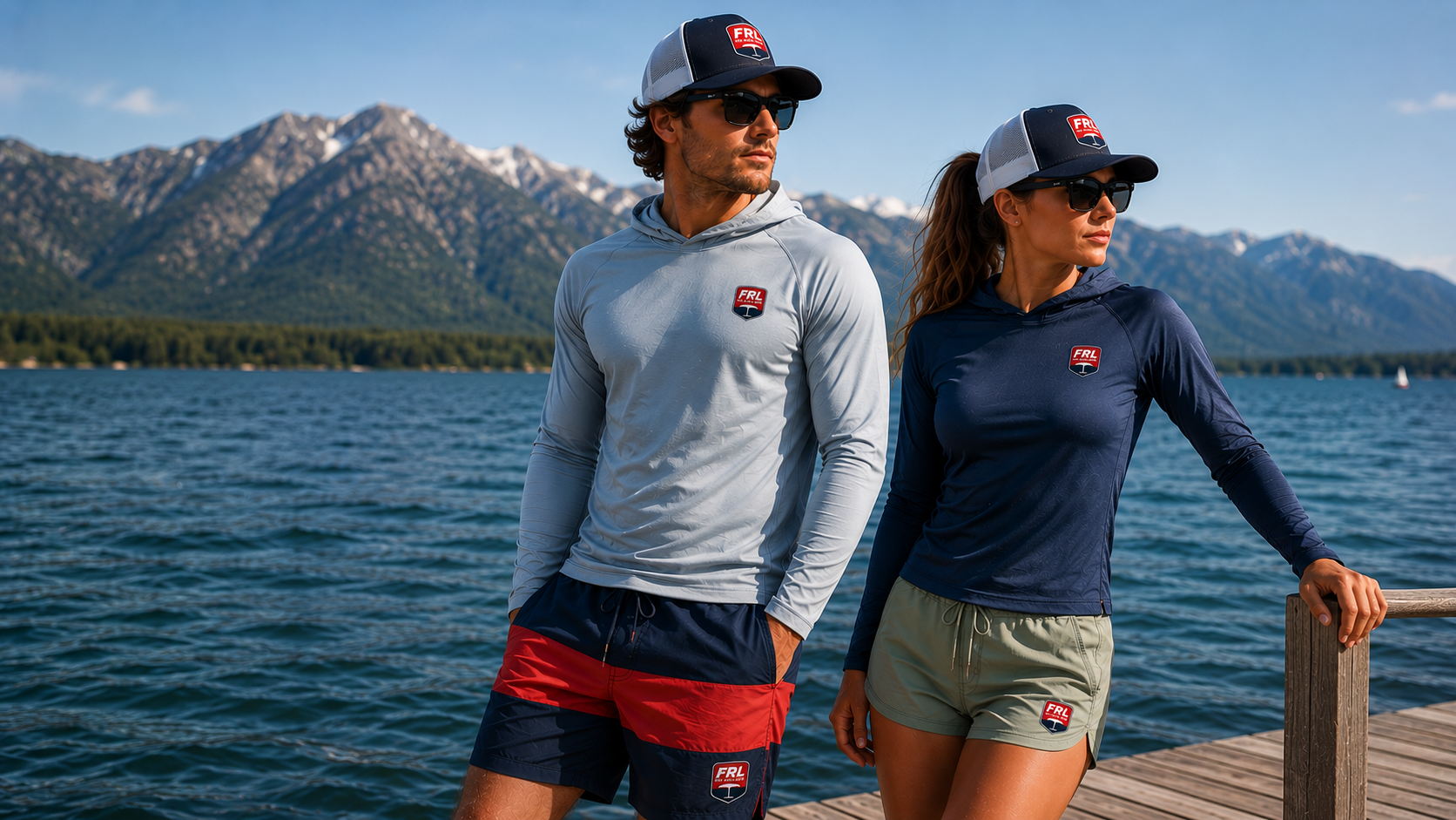 FRL apparel on the dock